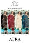 Afra By Al Fathima Georgette Pakistani Suits Wholesale Market In Surat With Price
